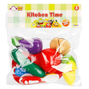 Little Chef Kitchen Time Kesilebilir Meyve ve Sebze Seti 14 Parça