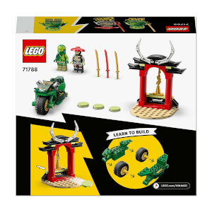 LEGO NINJAGO Lloyd’un Ninja Sokak Motosikleti 71788 - 4 Yaş ve Üzeri Çocuklar için Motosiklet İçeren Başlangıç Düzeyinde Yaratıcı Oyuncak Yapım Seti (64 Parça)