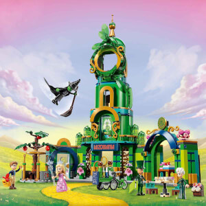 LEGO Wicked Emerald City’ye Hoş Geldiniz 75684 - 9 Yaş ve Üzeri Çocuklar için Kule Modeli, Glinda ve Elphaba Mini Bebekleri İçeren Yaratıcı Oyuncak Yapım Seti (945 Parça)