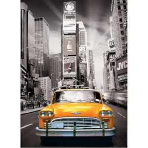 1000 Parça Puzzle : New York City Yellow Cab