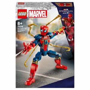 LEGO Marvel Iron Örümcek Adam Yapım Figürü 76298 - 8 Yaş ve Üzeri Süper Kahraman Seven Çocuklar için Koleksiyonluk Yaratıcı Oyuncak Yapım Seti (303 Parça)