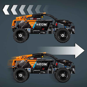 LEGO® Technic NEOM McLaren Extreme E Yarış Arabası 42166 - 7 Yaş ve Üzeri Yarış Arabası Yedi Çocuk için Koleksiyonluk Yaratıcı Oyuncak Model Yapım Seti (252 Parça)