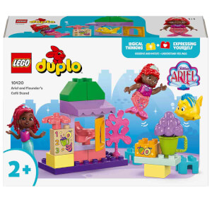 LEGO DUPLO Disney Ariel ve Flounder’ın Kafe Standı 10420 - 2 Yaş ve Üzeri Çocuklar İçin Küçük Deniz Kızı İçeren Eğitici Oyuncak Yapım Seti (22 Parça)