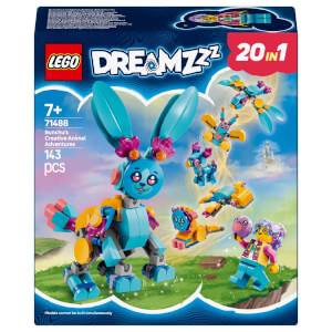 LEGO DREAMZzz Bunchu’nun Yaratıcı Hayvan Maceraları 71488 - 7 Yaş ve Üzeri Çocuklar için Oyuncak Tavşanlı Yaratıcı Oyuncak Yapım Seti (143 Parça)