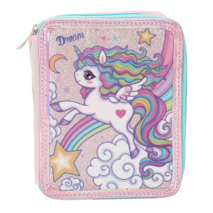 Bear & Deer Unicorn Desenli Pembe Kalem Kutusu BD-KCS220