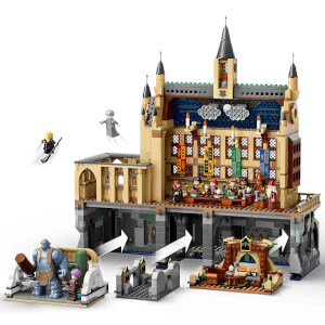 LEGO Harry Potter Hogwarts Şatosu: Büyük Salon 76435 – 10 Yaş ve Üzeri Harry Potter Hayranları İçin Koleksiyonluk Yaratıcı Oyuncak Yapım Seti (1732 Parça)