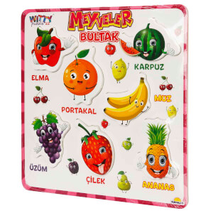 7 Parça Bultak Puzzle: Meyveler