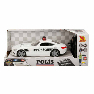 1:20 Uzaktan Kumandalı Suncon Işıklı Polis Arabası 21 cm.