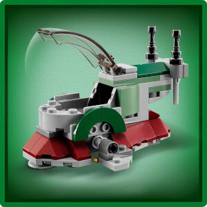  LEGO Star Wars Boba Fett'in Starship’i Mikro Savaşçı 75344 - 6 Yaş ve Üzeri Çocuklar için Oyuncak Yapım Seti (85 Parça)