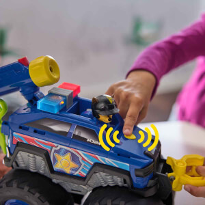 PAW Patrol Sesli ve Işıklı Rescue Wheels Figür ve Kurtarma Aracı
