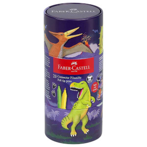 Faber-Castell Yıkanabilir Dino Keçeli Kalem 20’li 