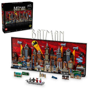 LEGO DC Batman: The Animated Series Gotham City 76271 Süper Kahraman Seven Yetişkinler için Koleksiyonluk Yaratıcı Sergileme Modeli Yapım Seti 4210 Parça