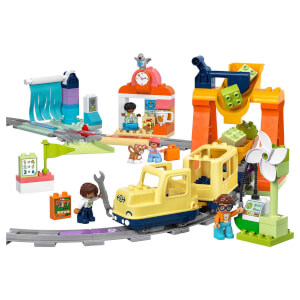 LEGO DUPLO Kasabası Büyük İnteraktif Mahalle Treni 10428 -3 Yaş ve Üzeri Çocuklar İçin Eğitici Oyuncak Yapım Seti (103 Parça)