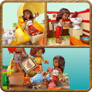 LEGO Disney Moana’nın Macera Kanosu 43270 - 6 Yaş ve Üzeri Çocuklar için Yaratıcı Oyuncak Yapım Seti (529 Parça)