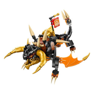 LEGO NINJAGO Cole’un Toprak Ejderhası EVO 71782 - 7 Yaş ve Üzeri Çocuklar İçin Cole ve İskelet Minifigürleri İçeren Yaratıcı Oyuncak Yapım Seti (285 Parça)