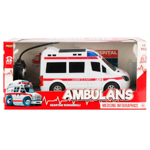 Işıklı Uzaktan Kumandalı Ambulans