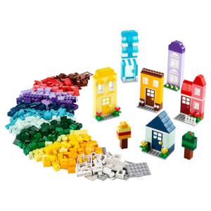 LEGO® Classic Yaratıcı Evler 11035 - 4 Yaş ve Üzeri Çocuklar için 6 Adet Ev Figürü İçeren Yaratıcı Oyuncak Yapım Seti (850 Parça)