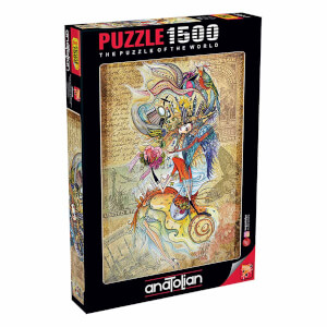 1500 Parça Puzzle : Dünyayı Gezen Çerkes Kızı