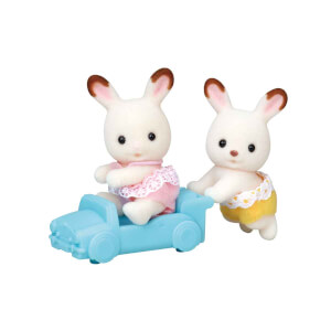 Sylvanian Families İkiz Çikolata Kulaklı Tavşan Bebekler