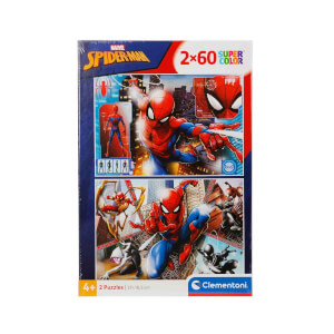 2 x 60 Parça Puzzle: Spiderman