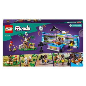 LEGO Friends Canlı Yayın Aracı 41749 - 6 Yaş ve Üzeri Çocukların Haber Yayını Oyunları Oynaması için Aksesuarlar İçeren Yaratıcı Oyuncak Yapım Seti (446 Parça)