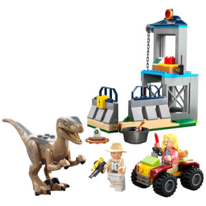 LEGO® Jurassic Park Velociraptor Kaçışı 76957 - 4 Yaş ve Üzeri Çocuklar için Yaratıcı Oyuncak Dinozor Yapım Seti (137 Parça)