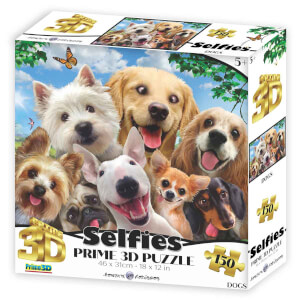 150 Parça 3D Puzzle: Köpekler Selfie