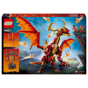 LEGO NINJAGO Hareket Kaynak Ejderhası 71822 – 12 Yaş ve Üzeri İçin 6 Minifigür İçeren Yaratıcı Oyuncak Yapım Seti (1716 Parça)