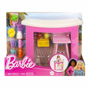 Barbie'nin İçecek Standı Aksesuarları HPT51