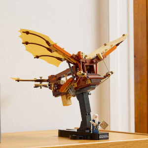 LEGO Icons Leonardo da Vinci’nin Uçan Makinesi 10363 - Tarih Seven Yetişkinler için Dekoratif Model Yapım Seti (493 Parça)