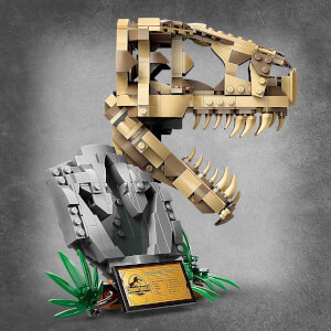 LEGO® Jurassic World Dinozor Fosilleri: T. rex Kafatası 76964- 9 Yaş ve Üzeri Çocuklar için Yaratıcı Oyuncak Dinozor Yapım Seti (577 Parça)