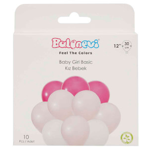 Kız Bebek Balon 10’lu 