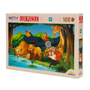 100 Parça Puzzle: Orman Hayvanları