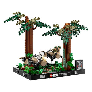  LEGO Star Wars Endor Hız Motoru Takibi Dioraması 75353 - Yetişkinler için Yapım Parçalarıyla İnşa Edilen Koleksiyonluk Yaratıcı Sergileme Modeli Yapım Seti (608 Parça)