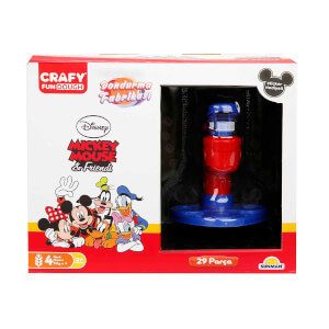 Crafy Mickey Mouse ve Arkadaşları Dondurma Fabrikası Oyun Hamuru Seti 200 g 29 Parça 