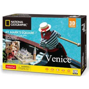 107 Parça 3D Puzzle: National Geographic St. Mark’s Square