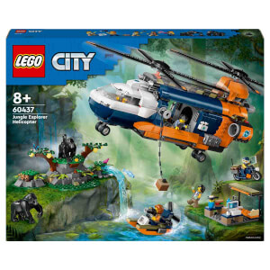 LEGO City Orman Kaşifinin Helikopteri Kamp Yerinde 60437 - 8 Yaş ve Üzeri Çocuklar için Yaratıcı Oyuncak Yapım Seti (881 Parça)