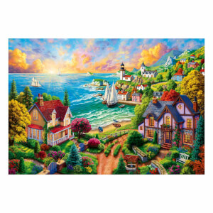 260 Parça Puzzle: Sahildeki Köy