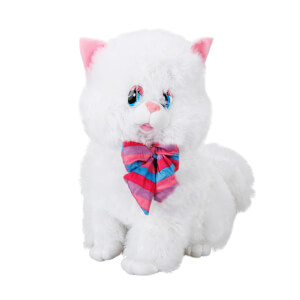 Fiyonklu Peluş Kedi 50 cm.