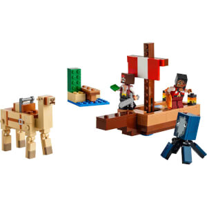 LEGO Minecraft Korsan Gemisi Yolculuğu 21259 – 8 Yaş ve Üzeri Macera Oyunları Seven Çocuklar İçin Korsan, Mürekkep Balığı ve Deve içeren Yaratıcı Oyuncak Yapım Seti (166 Parça)