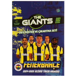 Fenerbahçe The Giants 2024-25 Sezonu Dev Poster ve Çıkartma Seti