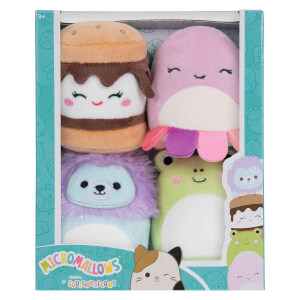 Squishmallows Micromallows 4’lü Peluş Seti 6 cm 