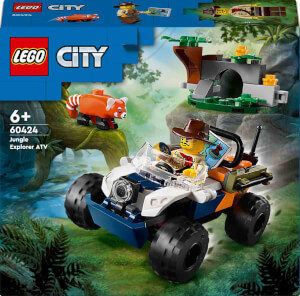 LEGO City Orman Kaşifinin ATV’li Kırmızı Panda Görevi 60424 - 6 Yaş ve Üzeri Çocuklar için Yaratıcı Oyuncak Yapım Seti (92 Parça)