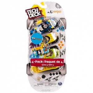 Tech Deck Parmak Kaykayı 4'lü Paket