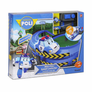 Robocar Poli Fırlatıcılı Pist Seti