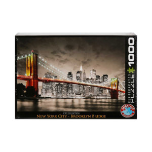 1000 Parça Puzzle : New York City Brooklyn Köprüsü