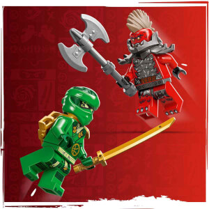 LEGO NINJAGO Lloyd’un Yeşil Orman Ejderhası 71829 - 6 Yaş ve Üzeri Çocuklar için 2 Minifigürlü Yaratıcı Oyuncak Yapım Seti (128 Parça)