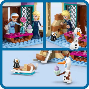 LEGO Disney Frozen Arendelle Karlar Ülkesi Şatosu 43265 - 5 Yaş ve Üzeri Prenses Seven Çocuklar için Elsa Mini Bebek İçeren Yaratıcı Oyuncak Yapım Seti (177 Parça)