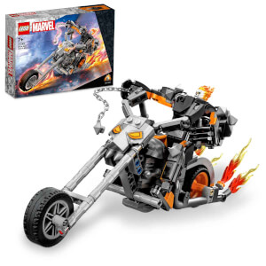 LEGO Marvel Ghost Rider Robotu ve Motosikleti 76245 - 7 Yaş ve Üzeri Çocuklar için Minifigür ve Zincir İçeren Yaratıcı Oyuncak Yapım Seti (264 Parça)