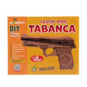 Ahşap Lastik Atar Tabanca